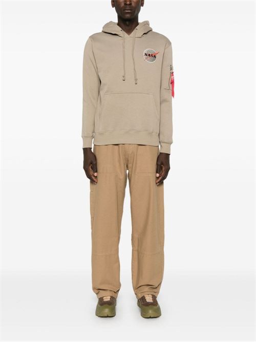 Felpa uomo con cappuccio Alpha Industries | 146339AI679